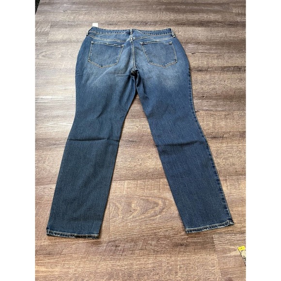 Old Navy Womens Jeans Size 14 Petite Pop Icon Skinny Medium Wash O7 - Picture 2 of 8